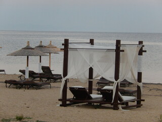 Canopy Beds by the Tranquil Sea   © Katalin