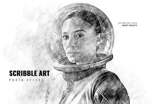Scribble Art Photo Effect