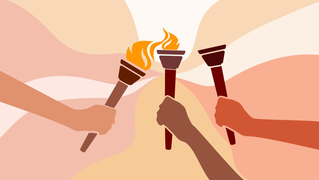 passing the flame of knowledge