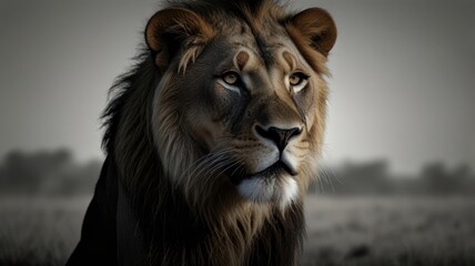 Fototapeta premium portrait of a lion