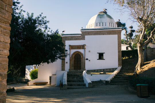 Mausoleum with Dome in Chellah, Rabat Morocco