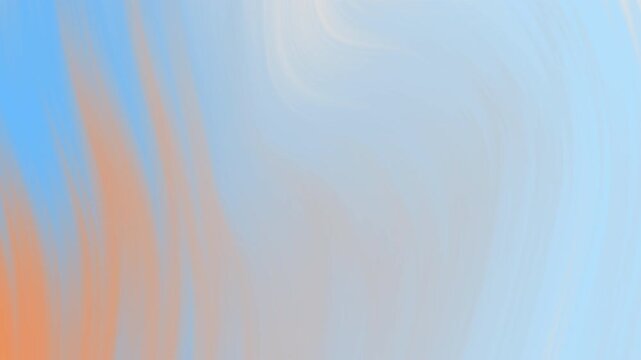 Fondus pastel bleu et orange