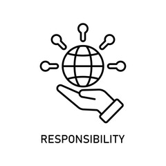 Icon a responsibility, isolated against a clean background.