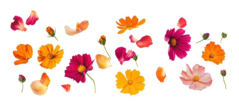 PNG Flower petals group flowers nature arrangement.