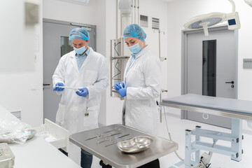 Operating Theater Preparation for Surgery