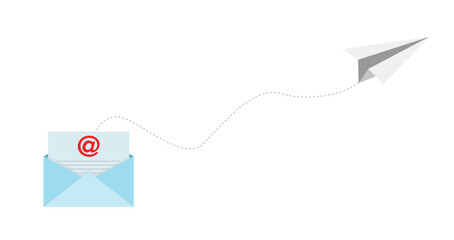 Mail sent and Email marketing concept