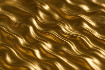 Real Gold Metallic Texture with Glossy Abstract Flow – Elegant Luxury Background