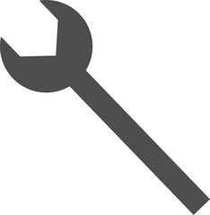 A wrench icon for graphical use. art in illustrator. epps file available