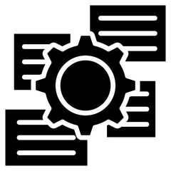 Execution Plan glyph icon