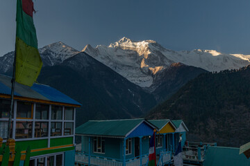 Peak Annapurna From Between The