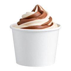 Ice cream isolated on white background