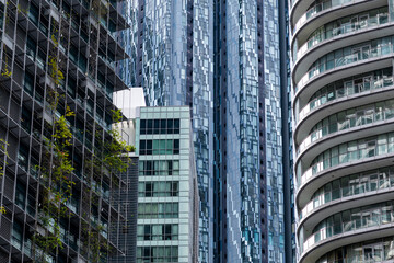 Sustainable urban towers with vertical gardens