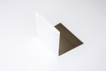 Low iron glass on white background.