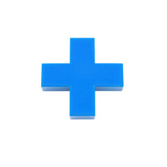 blue plus with transparent background PNG and JPEG image	