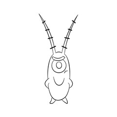 Plankton outline icon
