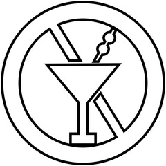cocktail icon vector illustration