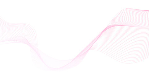 abstract Curved wavy lines tech futuristic motion background technology line which is floating and curved, Technology flow grid blend curve wave line, blending line is floating on white background.