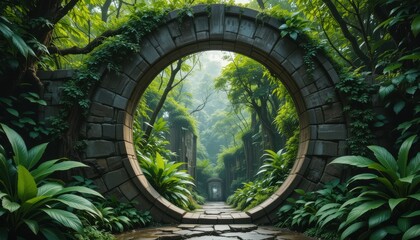Portal to Lush Green Jungle