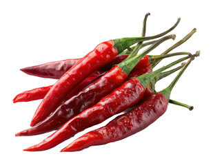 Spicy red chili peppers harvesting event local farm food culinary delights isolated on transparent background