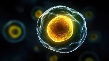 Close-up view of a highlighted cell.