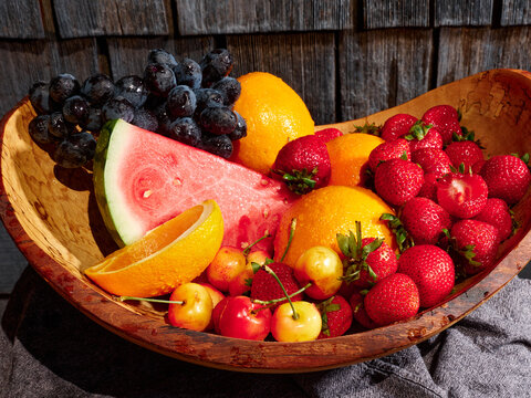 summer fruit plate 