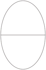 Round pill outline coloring page illustration

