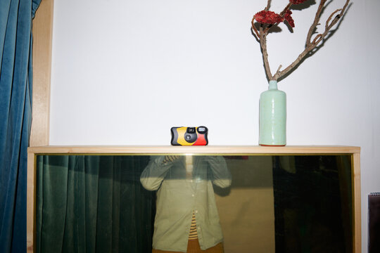 Self-Portrait with Disposable Camera