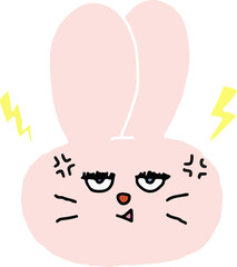 A distressed bunny icon showing signs of stress and tension.
Great for content related to anxiety, mental health, and daily overwhelm.