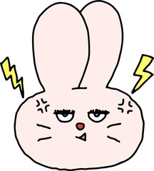 A distressed bunny icon showing signs of stress and tension.
Great for content related to anxiety, mental health, and daily overwhelm.