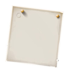 PNG Instant photo frame blank paper board.