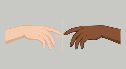 Equal rights movement unity hands diversity collaboration reaching out connection support equality partnership together 100