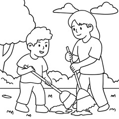 Helping Others Coloring Book