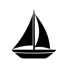 sailing ship isolated on white