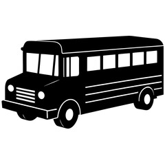 old bus vector