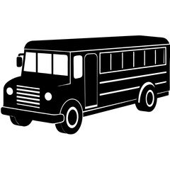 old bus vector