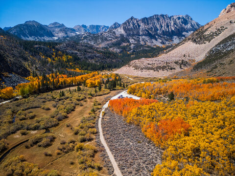 North Lake road aerial