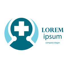 Fototapeta premium hospital and health clinic logo design