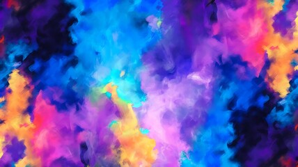 Abstract colorful swirls vibrant hues paint texture background