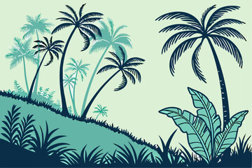 Coconut Skies & Palm Lines