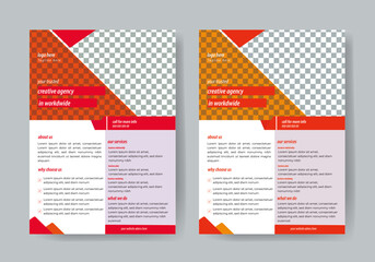 Corporate creative colorful business flyer template business proposal, promotion, advertise, publication, cover .