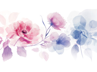 Soft Abstract close up of peach cream flower petals, Delicate blossoms in soft peach and white and soft pink, white floral and soft pastel and gradient blooms Idea for background.