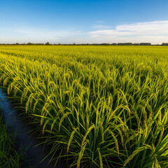 A fertile rice crop