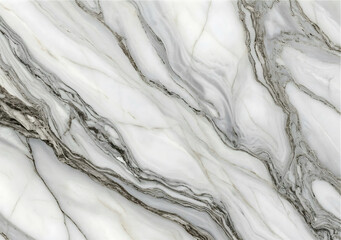 Obraz premium luxurious marble background smooth flowing veins in soft white and gray tones texture polished and glossy reflecting subtle light natural patterns