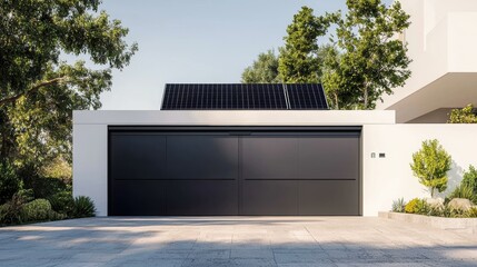 Smart Sliding Gate with Solar Panel