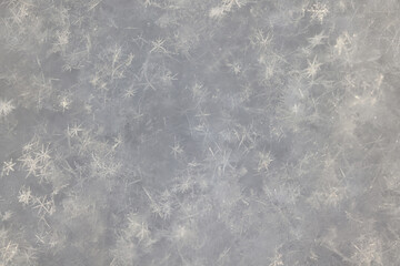 Winter white snow background, abstract blurred snowfall surface