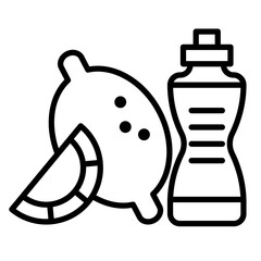 Limoncello Vector Icon