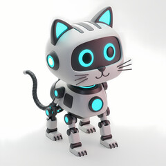 Cat Robot Futuristic AI Pet