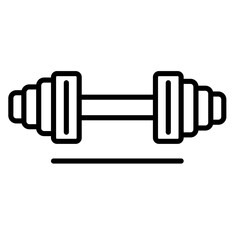 Dumbbell Vector Icon