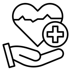 Obraz premium Healthcare Vector Icon
