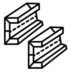 Steel Beam Vector Icon